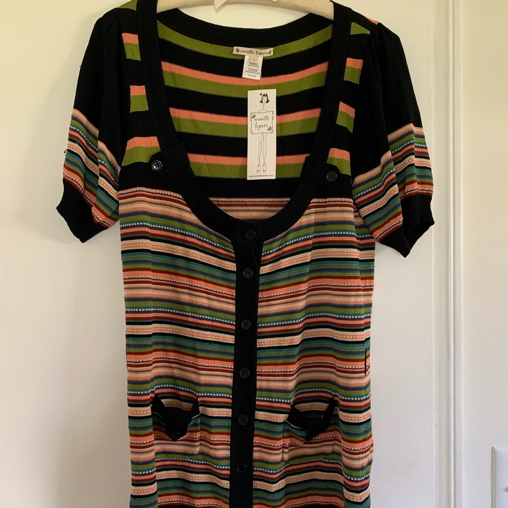 LAST CHANCE - Nanette Lepore Stripped Sweater